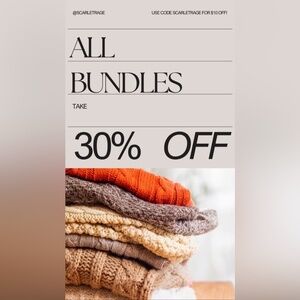 30% off 2 or more Items in any Bundle!